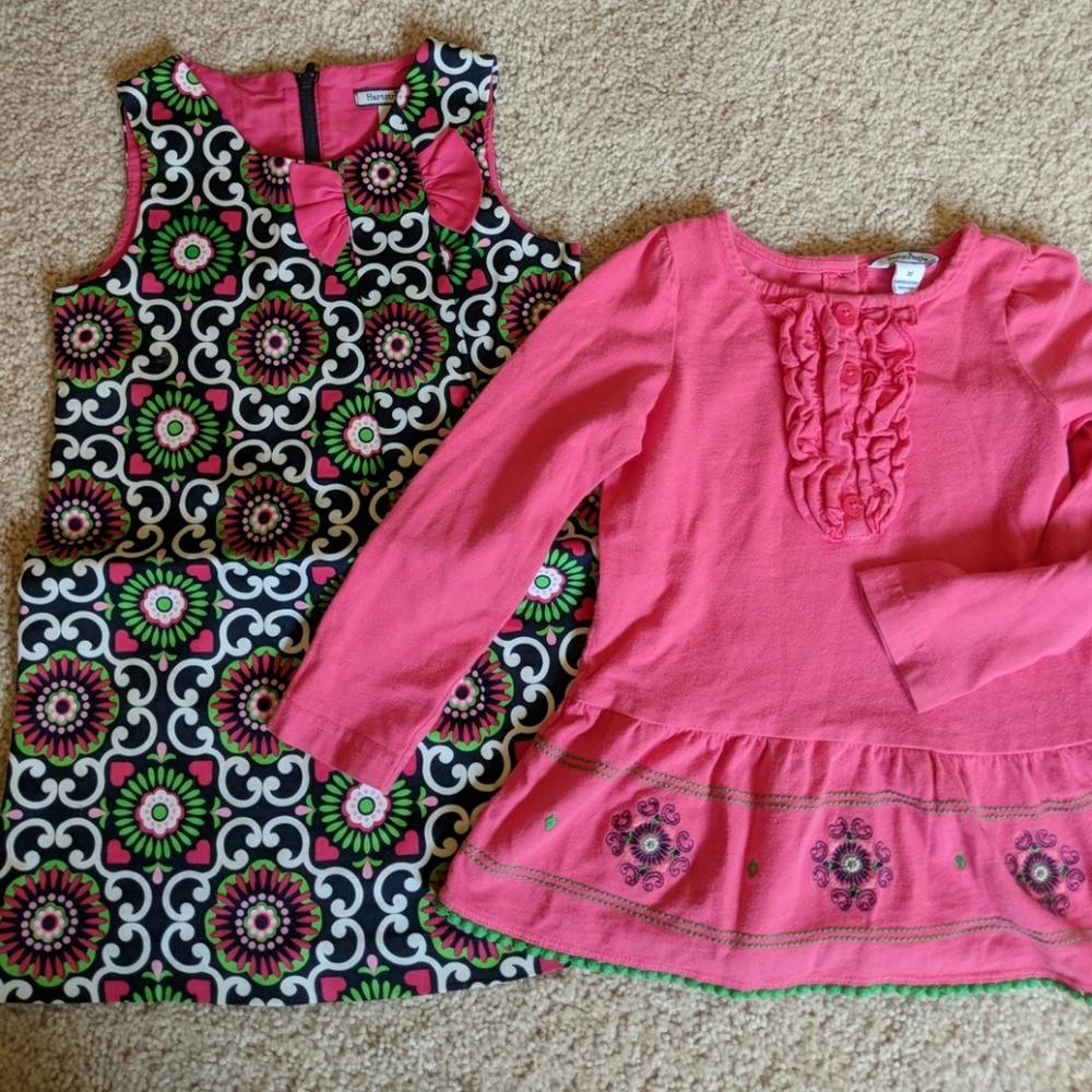Hartstrings dress and shirt.